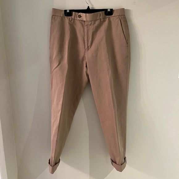 J crew - garment dyed cotton-linen blend chino pants - Picture 2 of 3